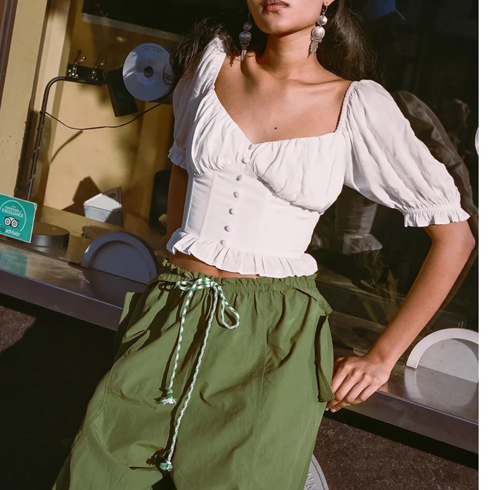 UO Raquel Bustier Blouse